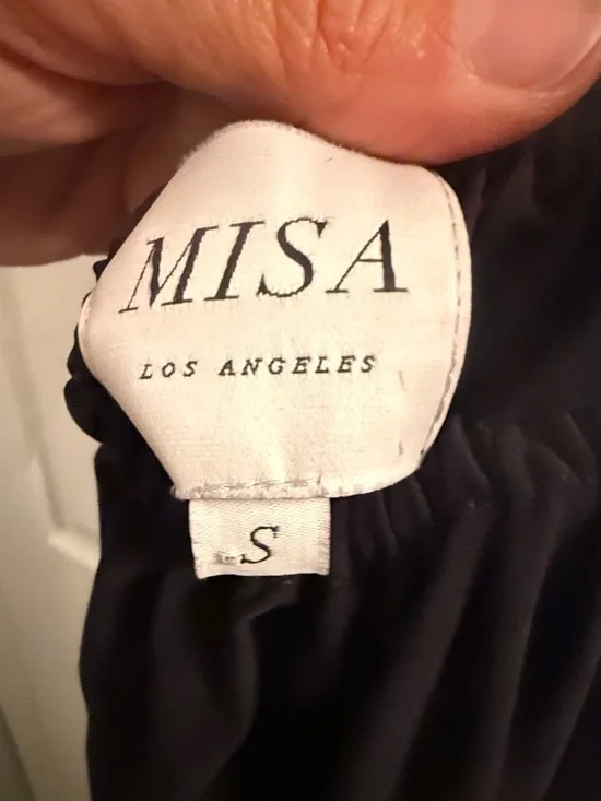 Misa Los Angeles Black Halter Maxi Dress - Picture 5 of 6